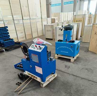 Un buen precio. Crimper de manguera hidráulica DX68 con 6-51 mm de rango de encrucijado 10 matas y 200 Pcs por hora Máquina de prensa de manguera de eficiencia en línea