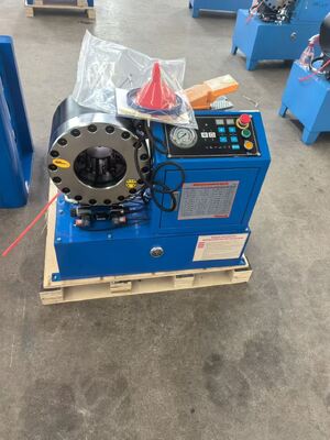 Un buen precio. 6-51mm Máquina de trituración de manguera hidráulica con herramienta de molde de cambio rápido y 10 matrices intercambiables en línea